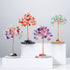 Natural Amethyst Agate Negative Tree of Life Ornaments