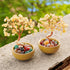 Natural Citrine Crushed Stone Agate Tumbled Stone Tree of Life Ornaments