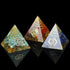 Crystal Gravel Pyramid Epoxy Ornaments