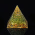 Crystal Gravel Chakra Epoxy Pyramid Ornaments