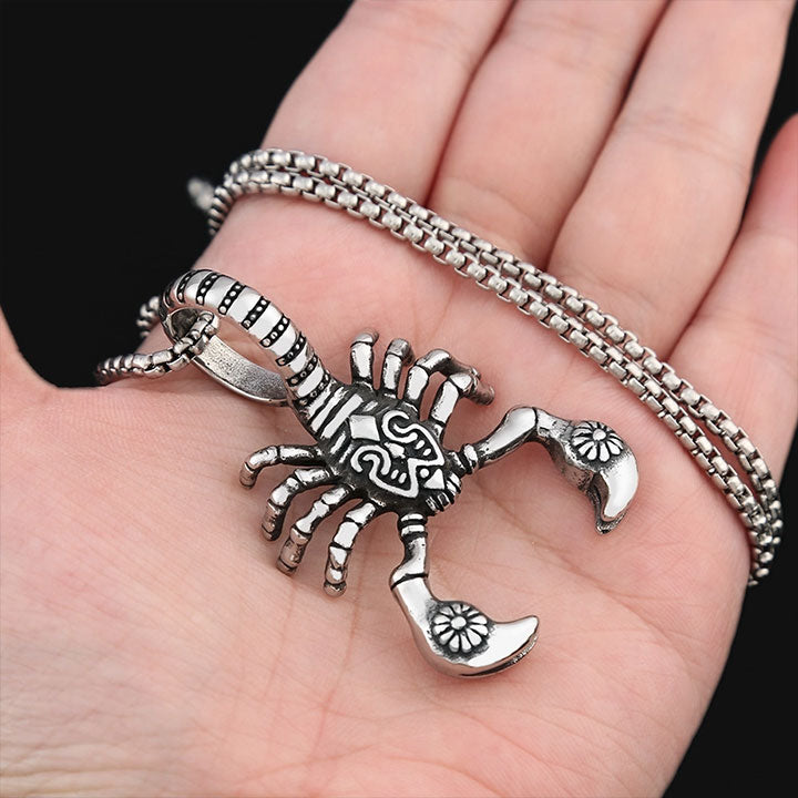 Viking Style Vintage Scorpion Necklace