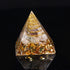 Crystal Gravel Chakra Epoxy Pyramid Ornaments