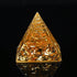 Crystal Gravel Chakra Epoxy Pyramid Ornaments
