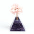 Fortune Tree Crystal Pyramid Epoxy Ornaments