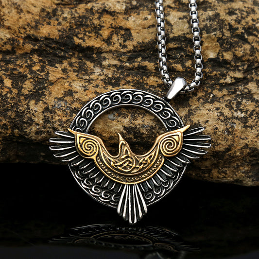 Viking Style Vintage Eagle Men’s Necklace