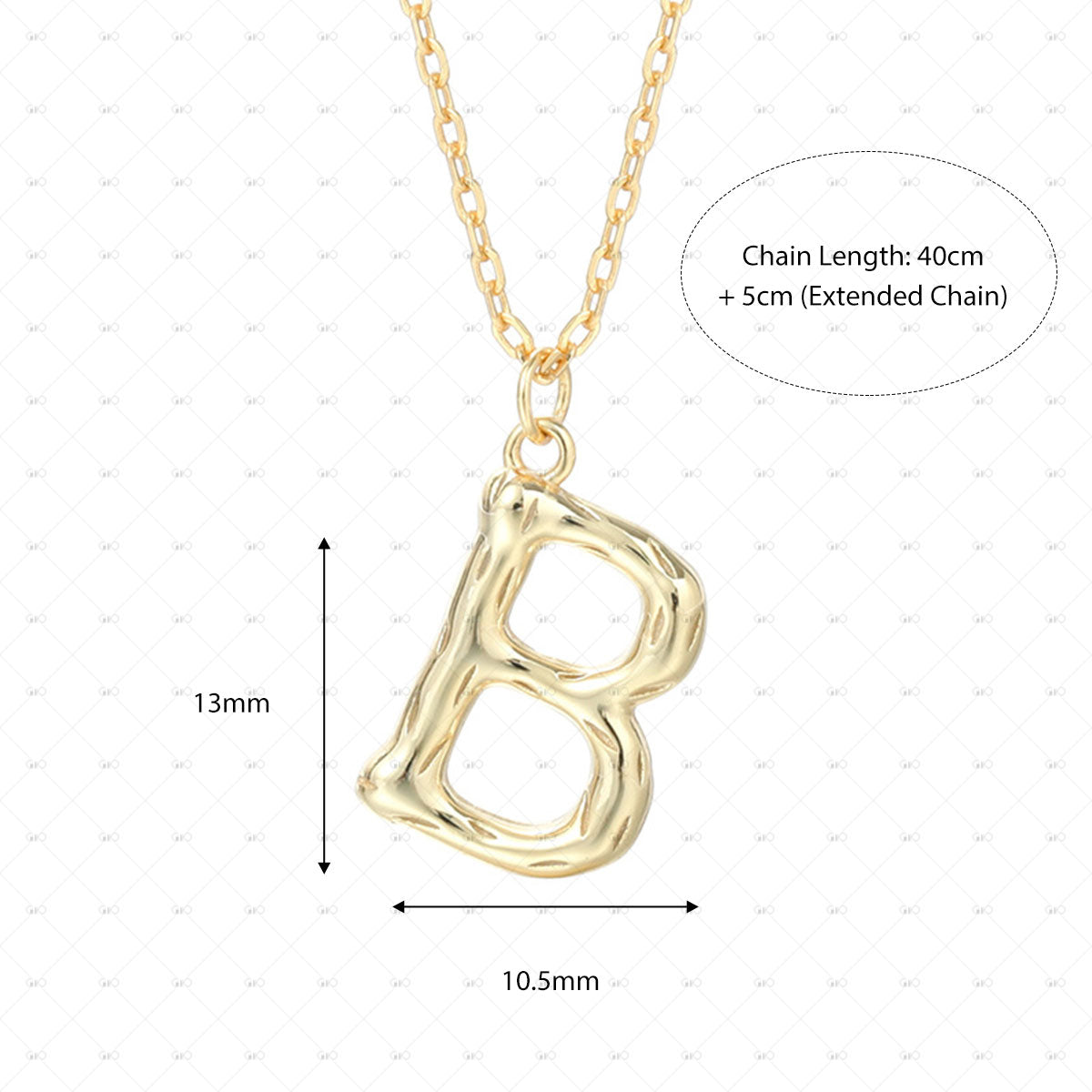 S925 Silver 26 Letter Shaped Pendant Necklace