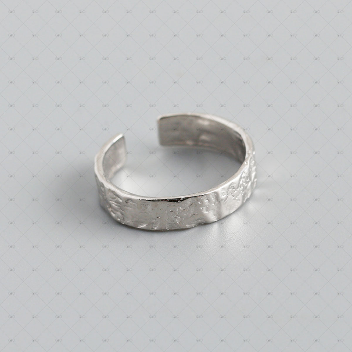 S925 Silver Geometric Shape Thin or Thick Version Ring