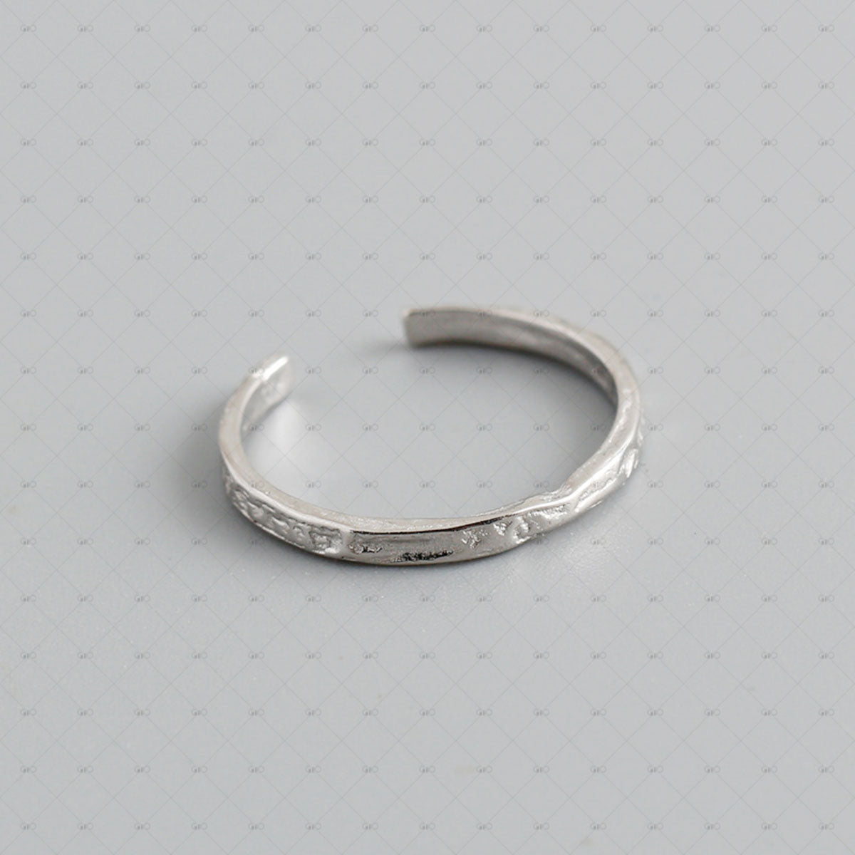 S925 Silver Geometric Shape Thin or Thick Version Ring