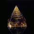 Crystal Gravel Chakra Epoxy Pyramid Ornaments