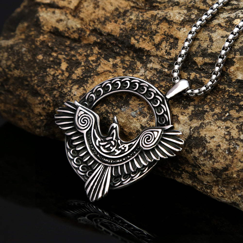 Viking Style Vintage Eagle Men’s Necklace