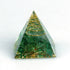 Crystal Gravel Chakra Epoxy Pyramid Ornaments