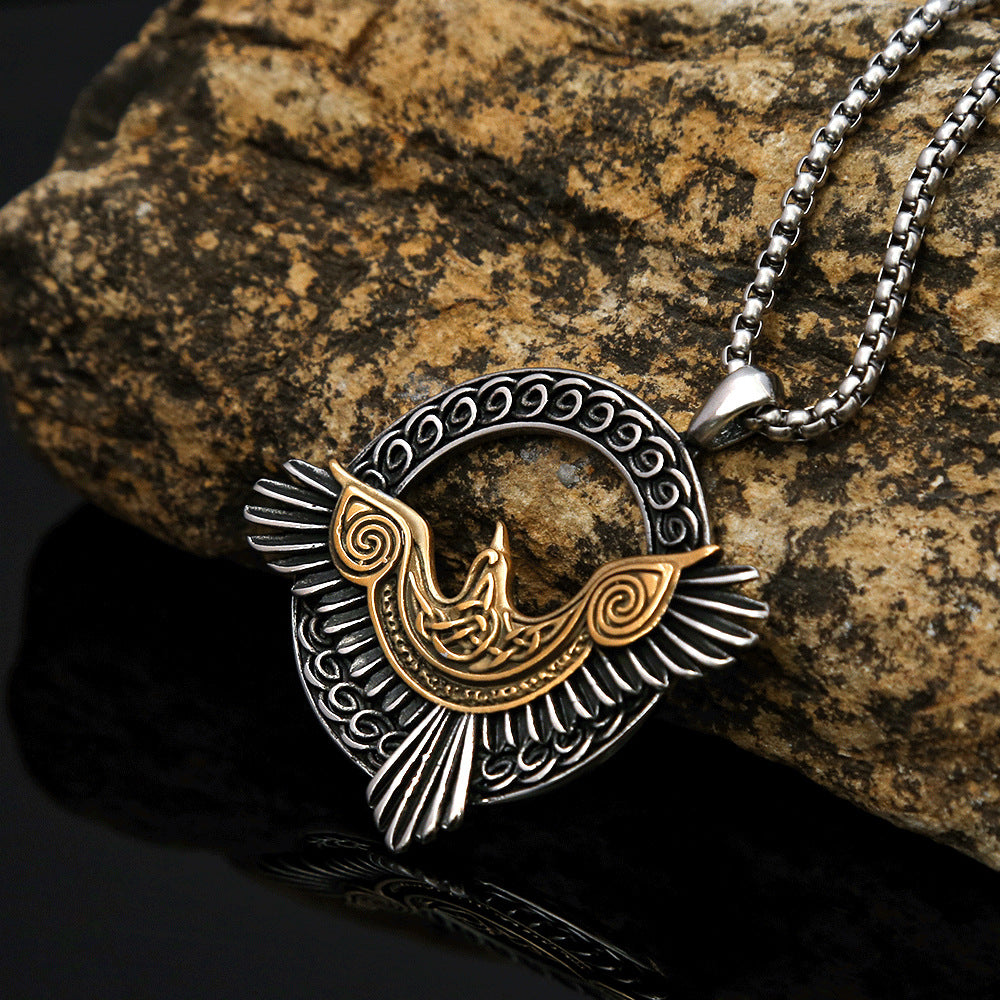 Viking Style Vintage Eagle Men’s Necklace