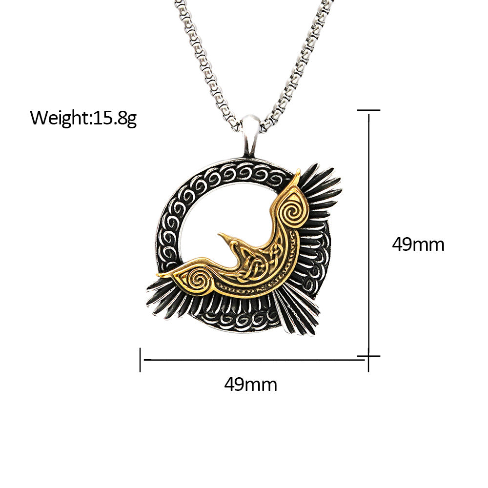 Viking Style Vintage Eagle Men’s Necklace