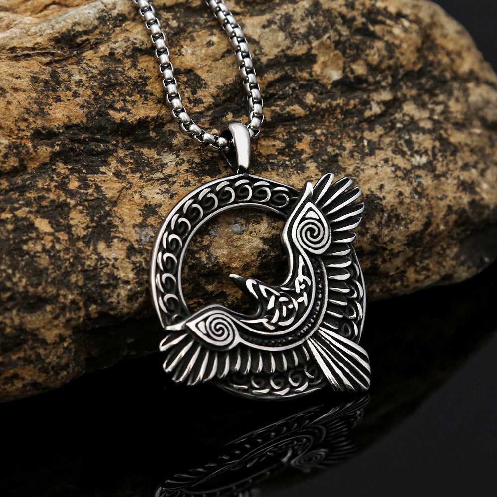 Viking Style Vintage Eagle Men’s Necklace