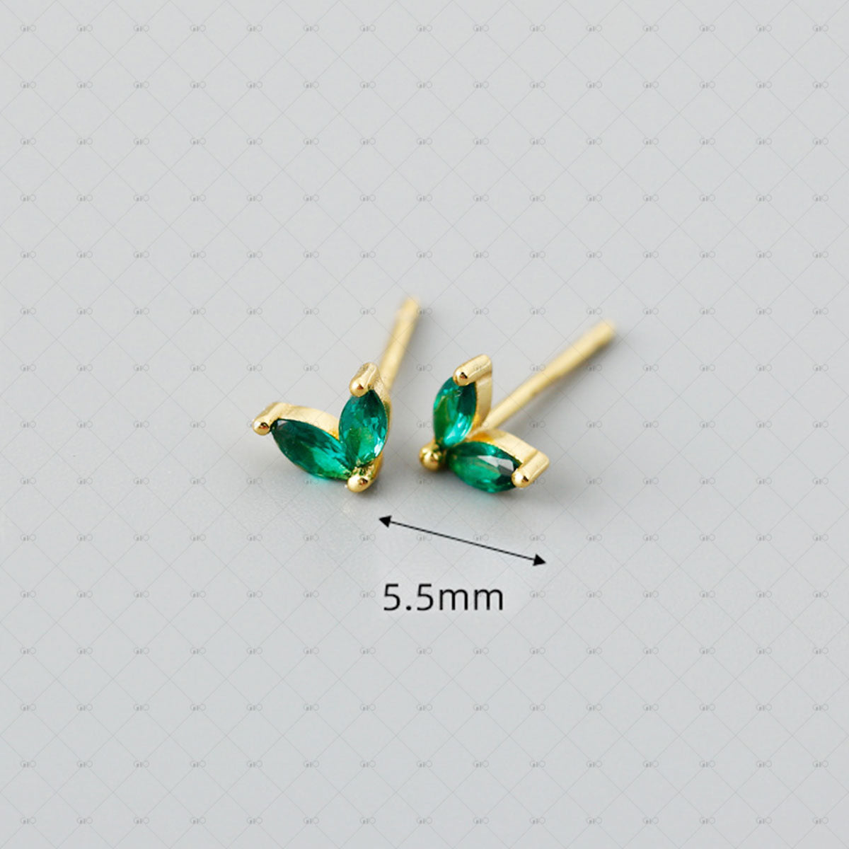 S925 Silver Marquise Multi-color Zircon Earrings