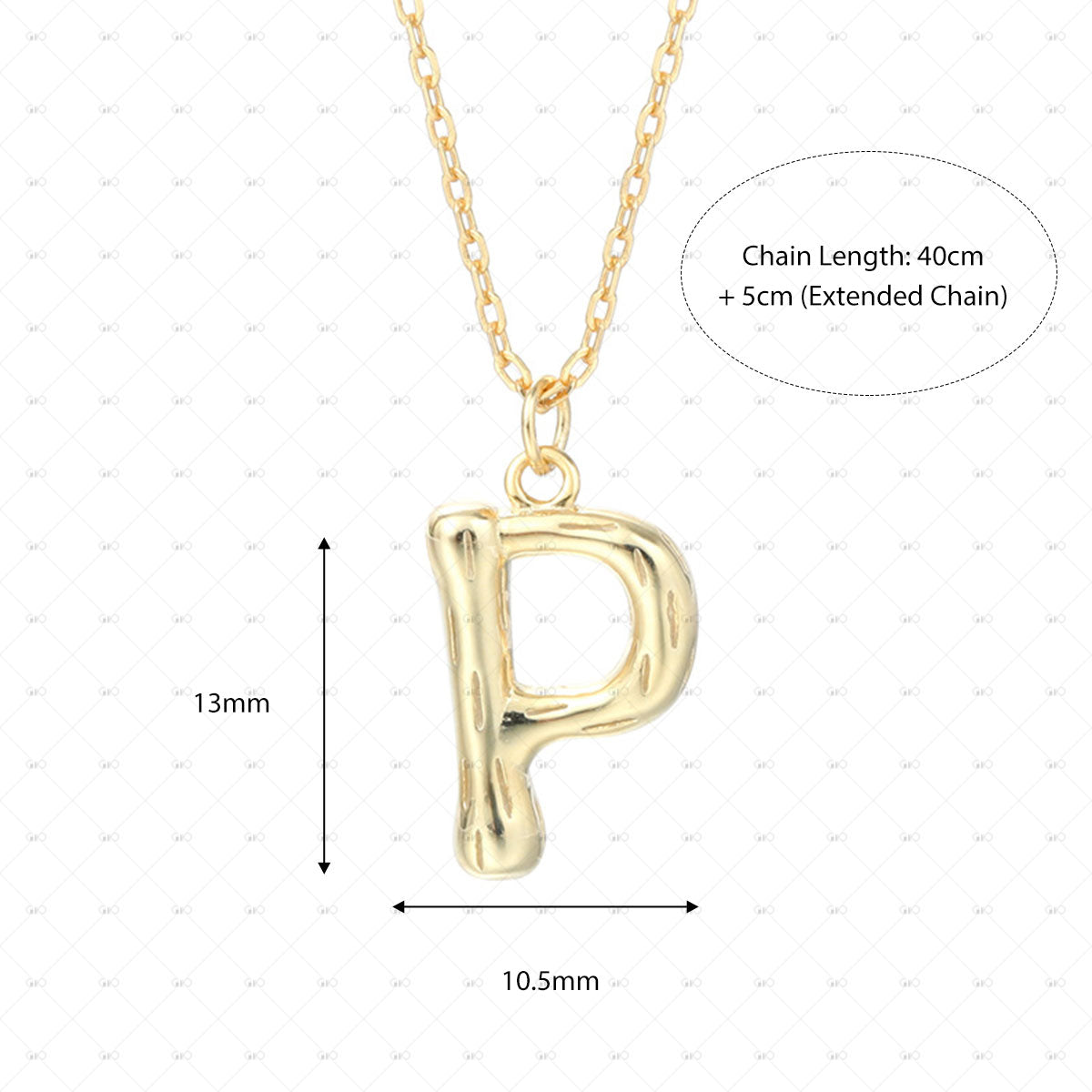 S925 Silver 26 Letter Shaped Pendant Necklace