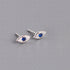 S925 Silver Devil's Eye Zircon Earrings