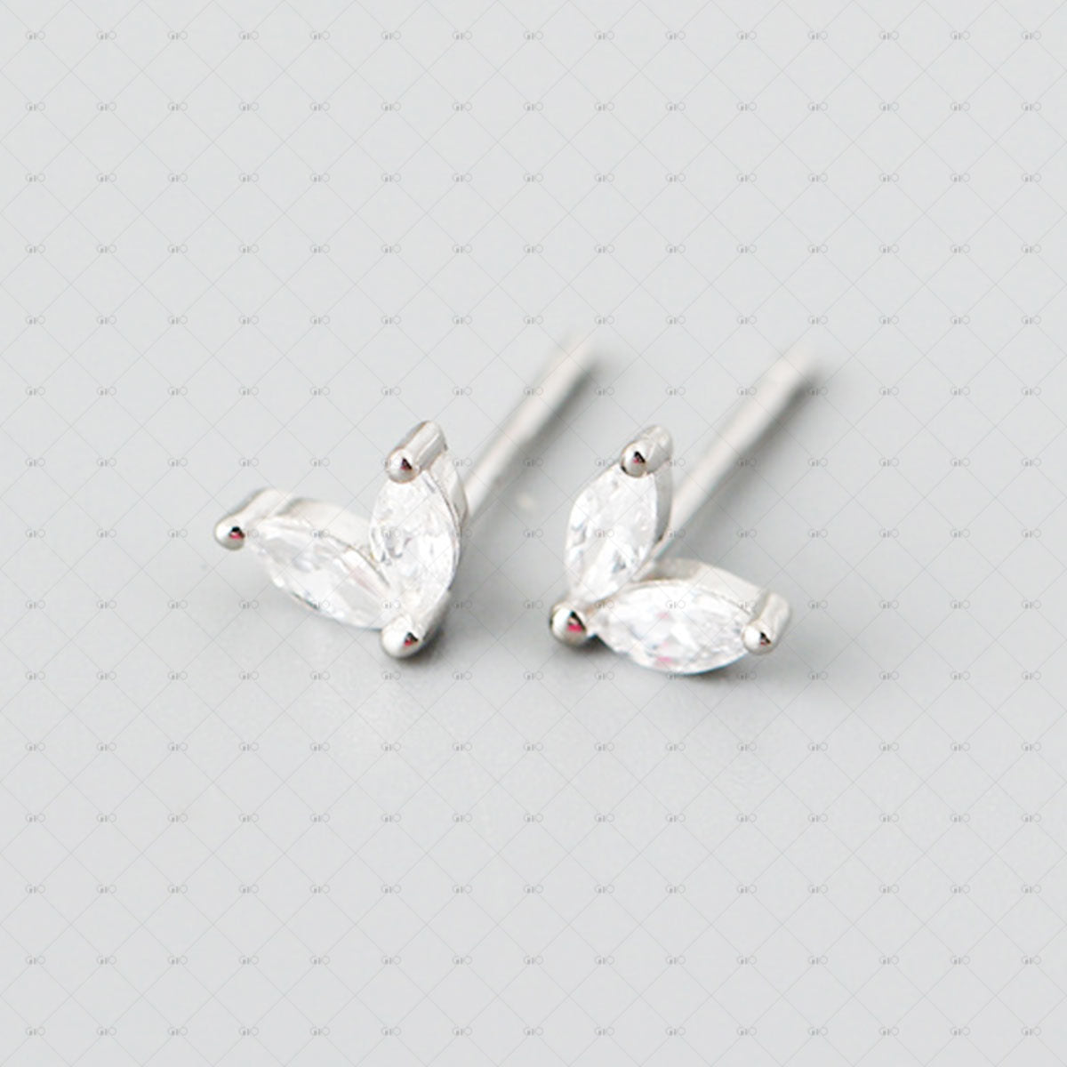 S925 Silver Marquise Multi-color Zircon Earrings