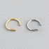 S925 Silver C-shaped Ear Cuff Earrings