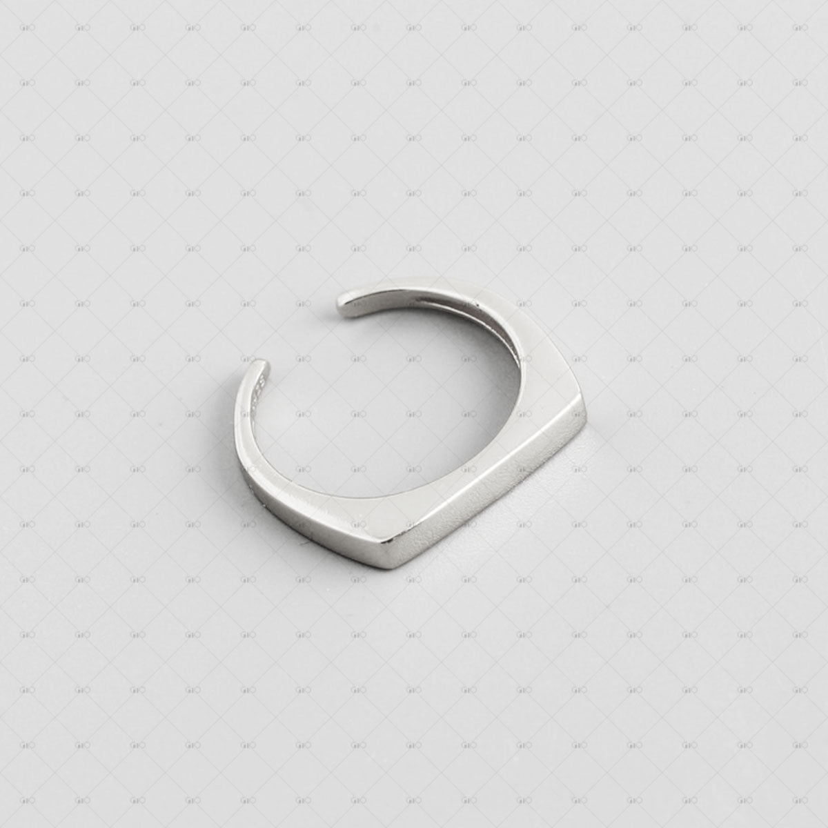 S925 Silver Simple Geometric Ring