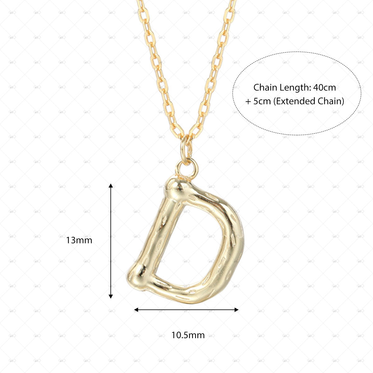 S925 Silver 26 Letter Shaped Pendant Necklace