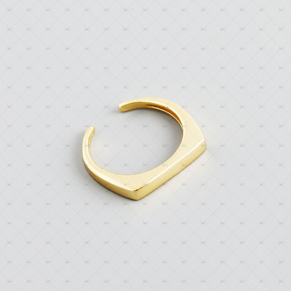 S925 Silver Simple Geometric Ring