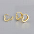 S925 Silver Heart-shaped Sweet and Cool Earrings