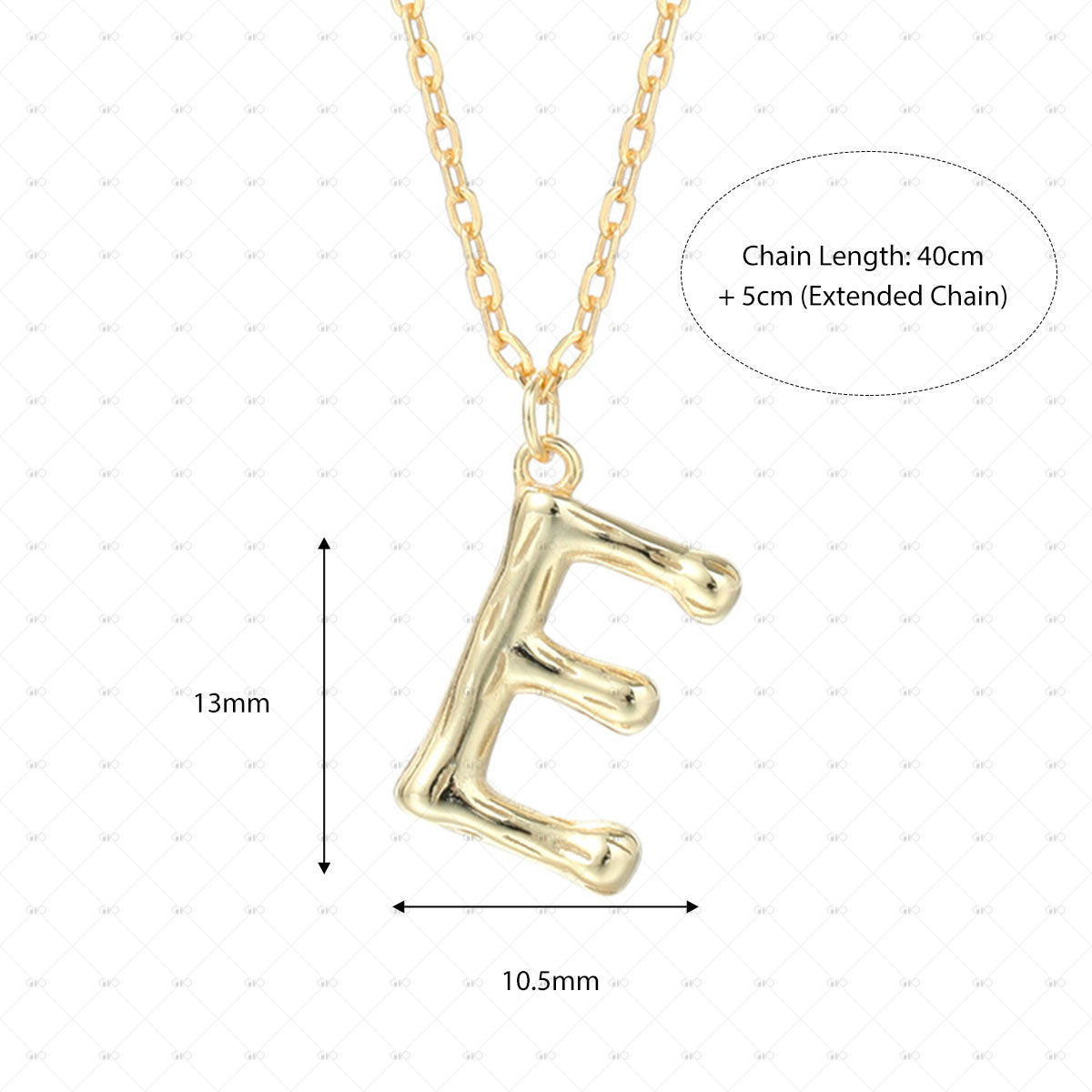 S925 Silver 26 Letter Shaped Pendant Necklace