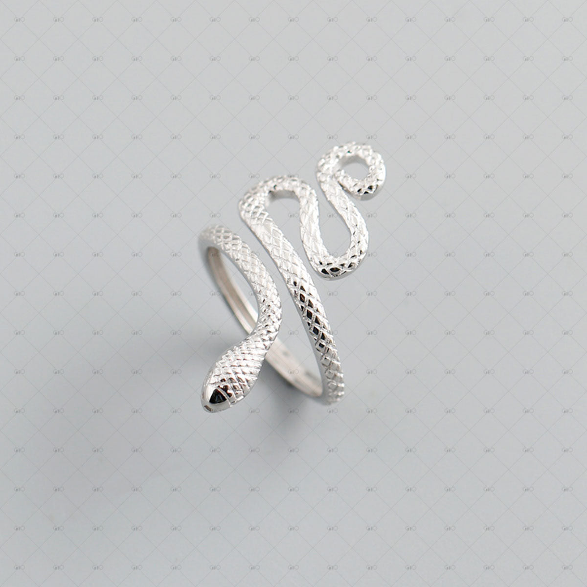 S925 Silver Fantastic Snake Shape Ring