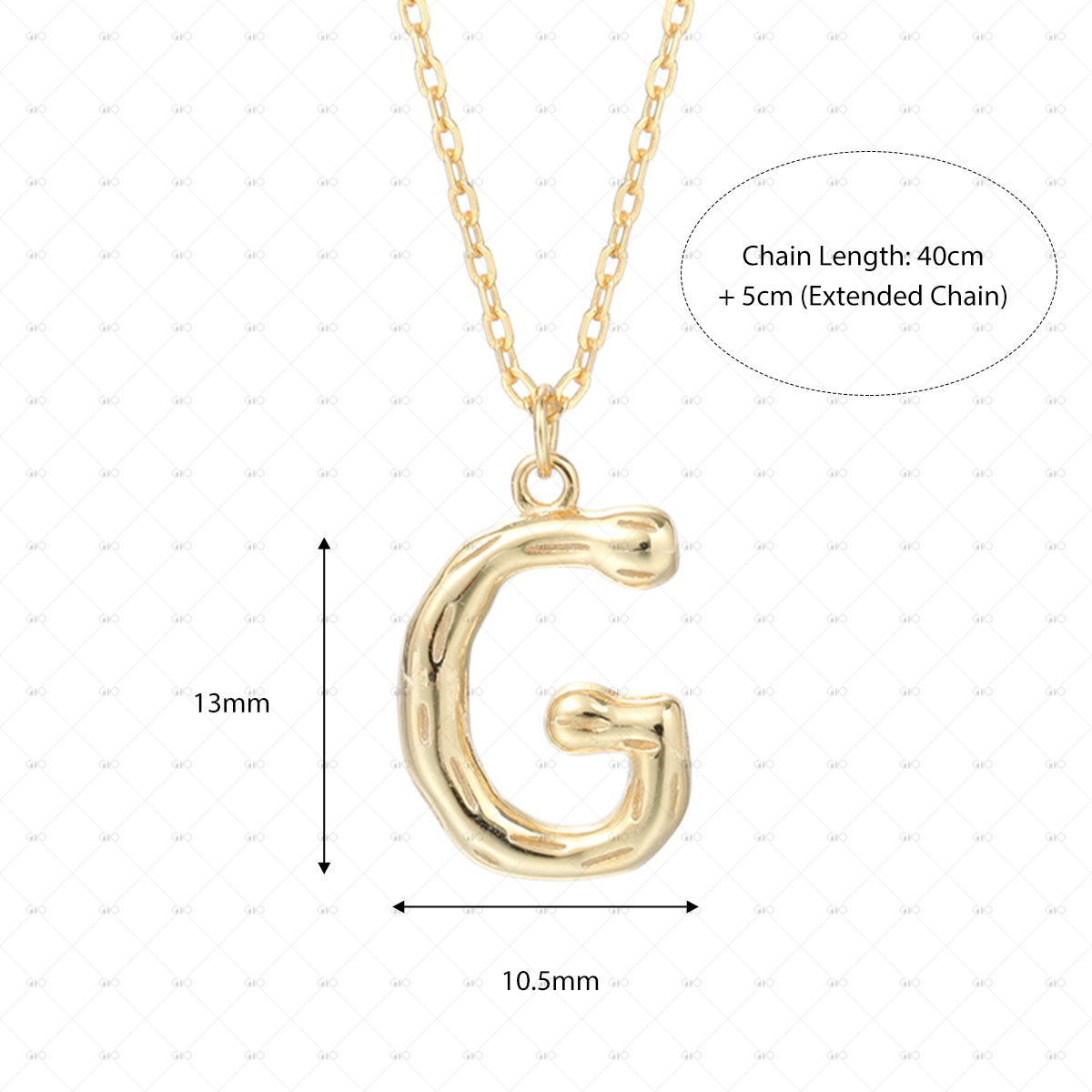 S925 Silver 26 Letter Shaped Pendant Necklace