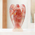 Natural Crystal Gravel Glue Angel Ornaments