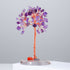 Natural Amethyst Agate Negative Tree of Life Ornaments