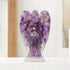 Natural Crystal Gravel Glue Angel Ornaments