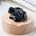 Natural Crystal Frog Crystal Raw Stone DIY Animal Mineral Specimen Ornaments