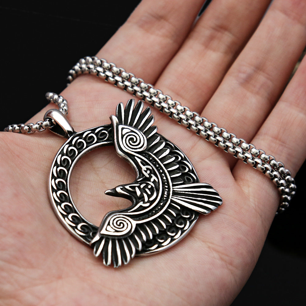 Viking Style Vintage Eagle Men’s Necklace