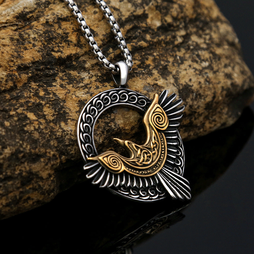 Viking Style Vintage Eagle Men’s Necklace