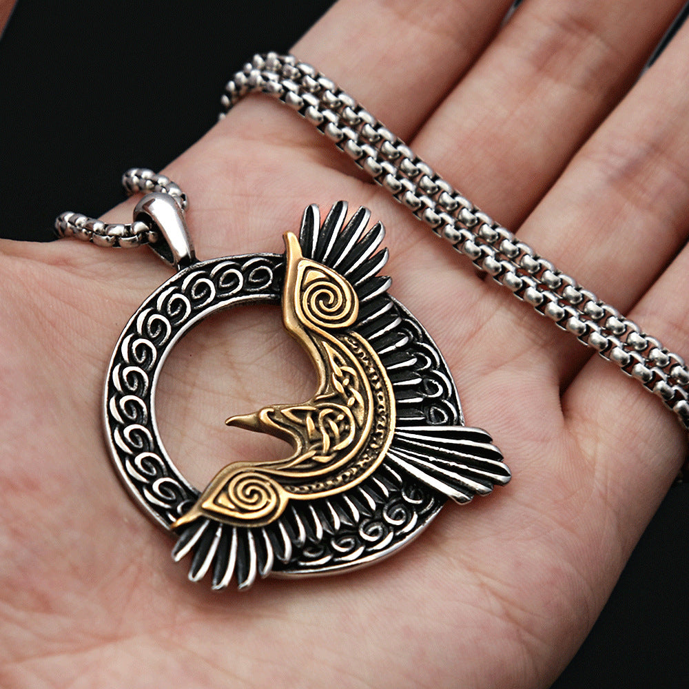 Viking Style Vintage Eagle Men’s Necklace