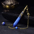 Multicolor Natural Stone Crystal Pendulum
